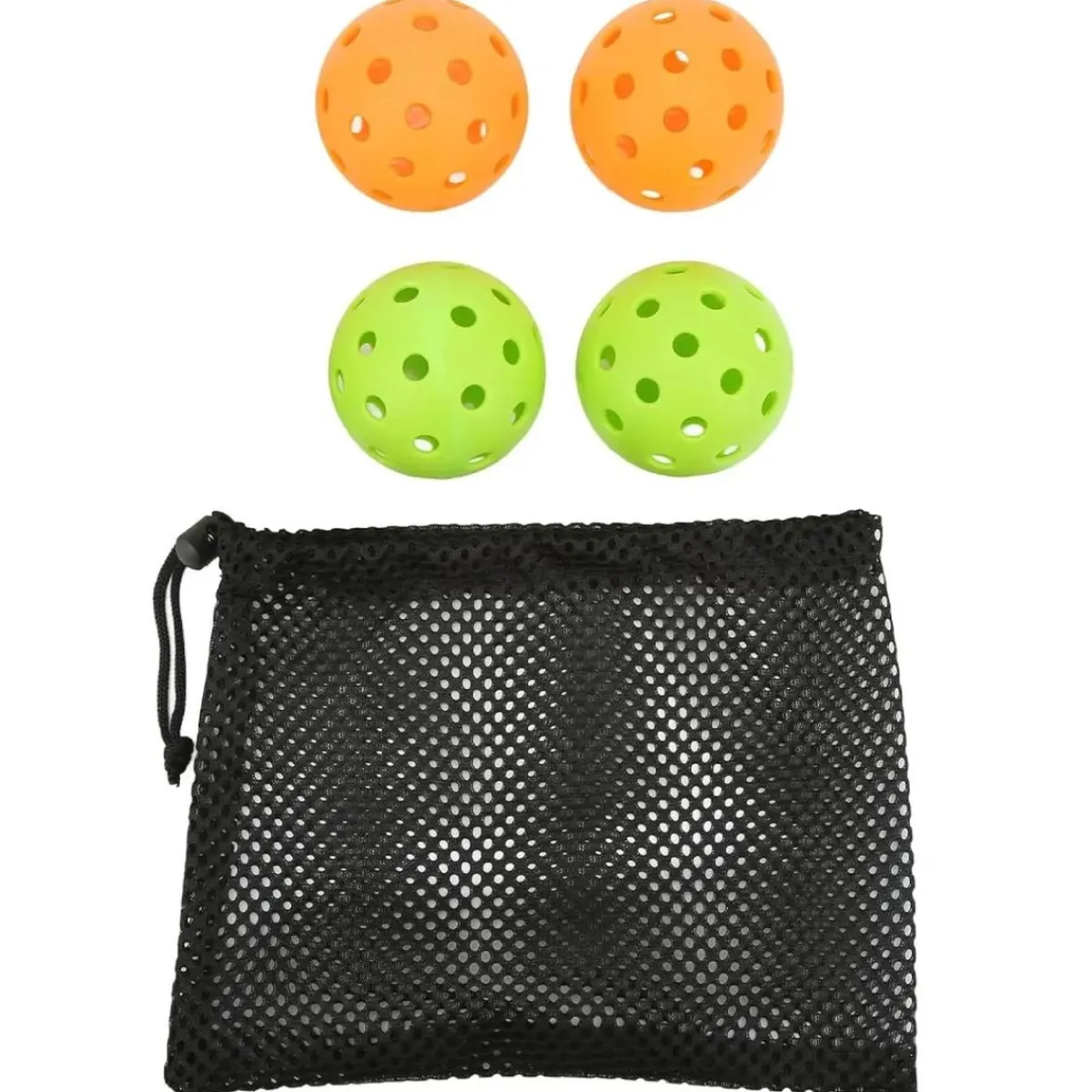 Clearance Set 4 pelotas de pickleball con bolsa-red Entretenimiento·Andadores