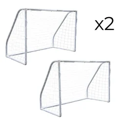 Set 2 porterías pvc blancas*DEVESSPORT Clearance