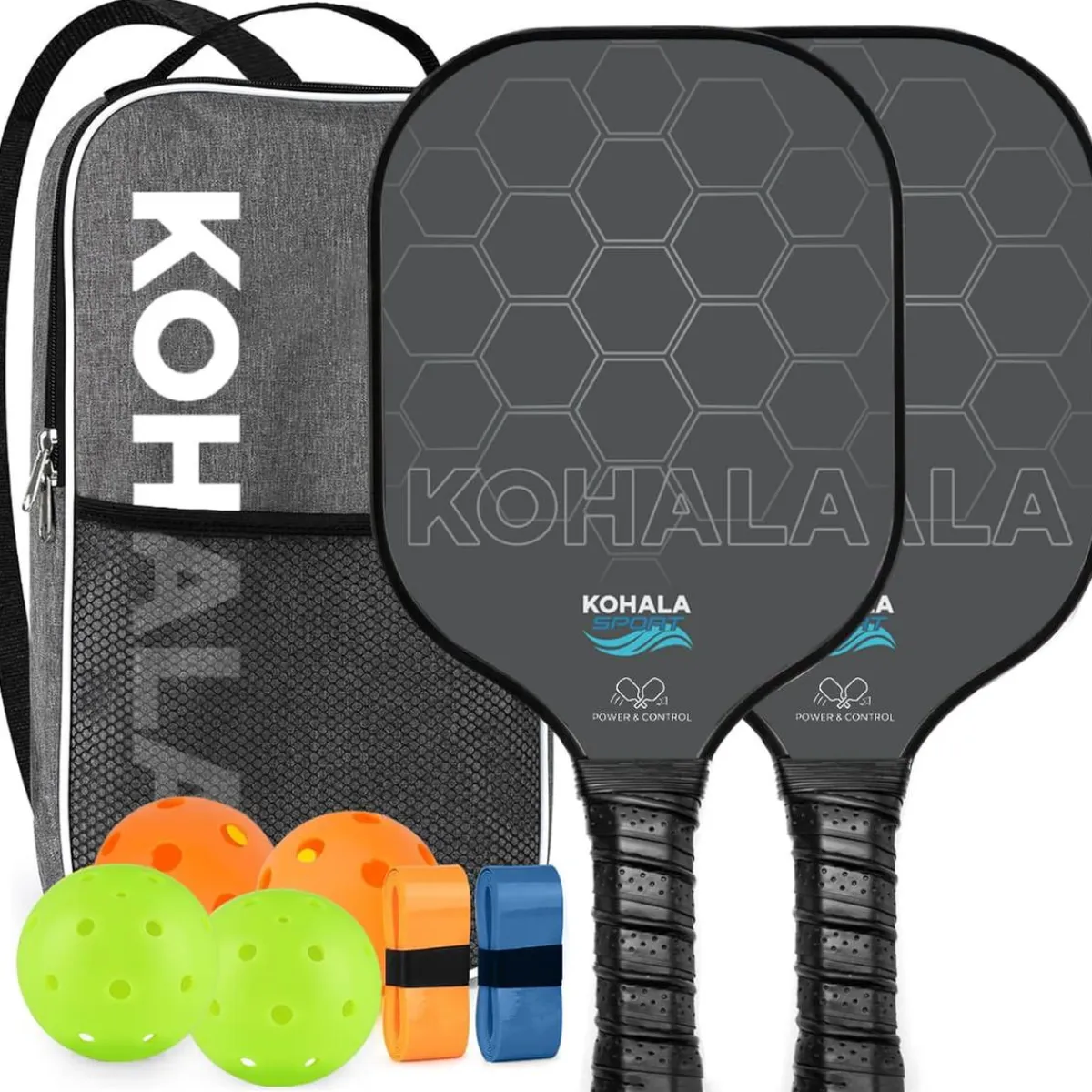 Set 2 Raquetas Pickleball Paddle de Fibra de Vidrio*DEVESSPORT Hot