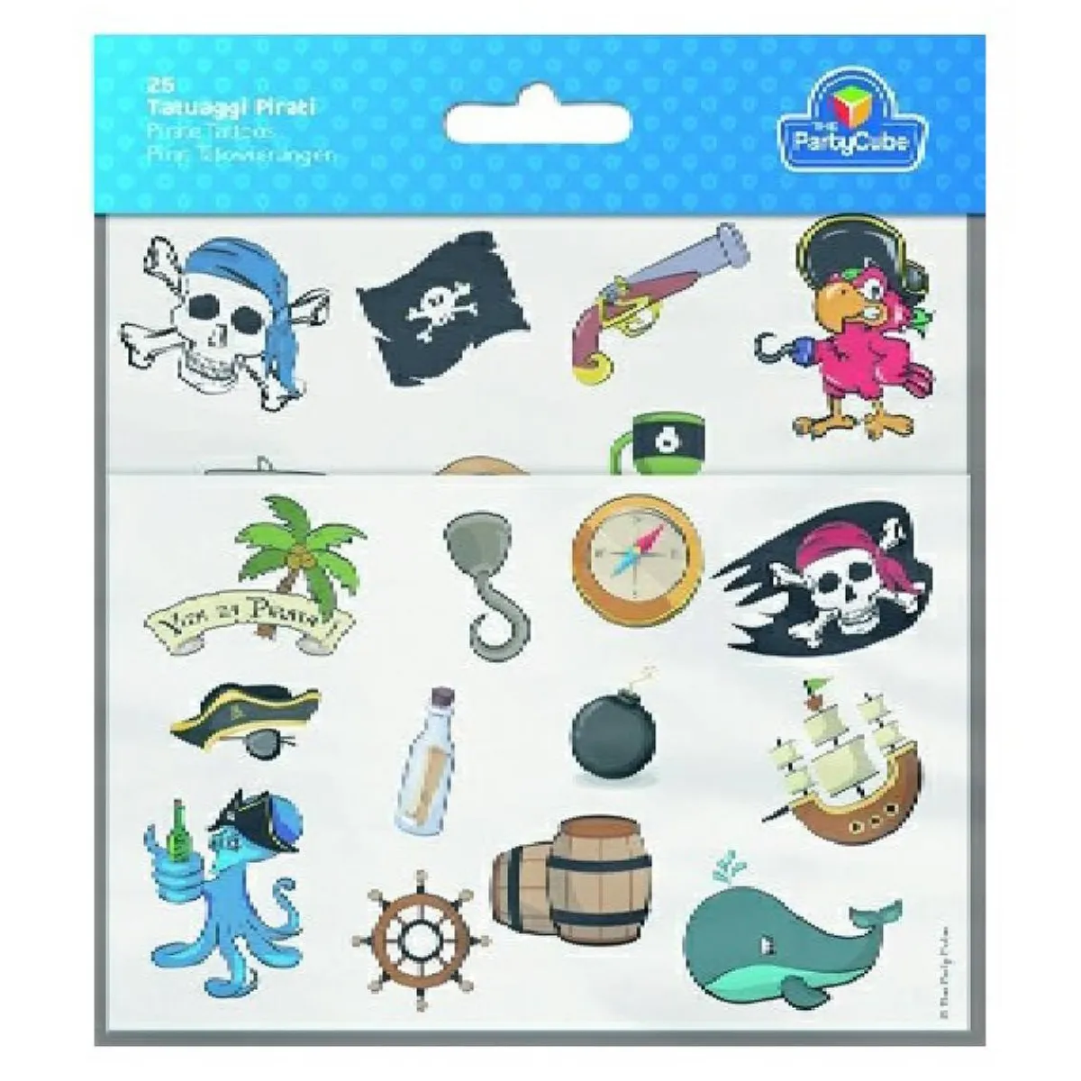 Set 25 tatuajes de Piratas*TOYS "R" US Clearance