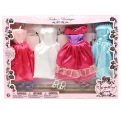 Best Set de 4 Vestidos de Muñeca Muñecas