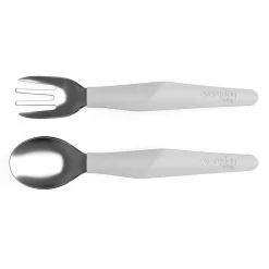 Best Set de cubiertos para bebé gris Preparación Comida Y Accesorios·Platos Y Cubiertos Infantiles