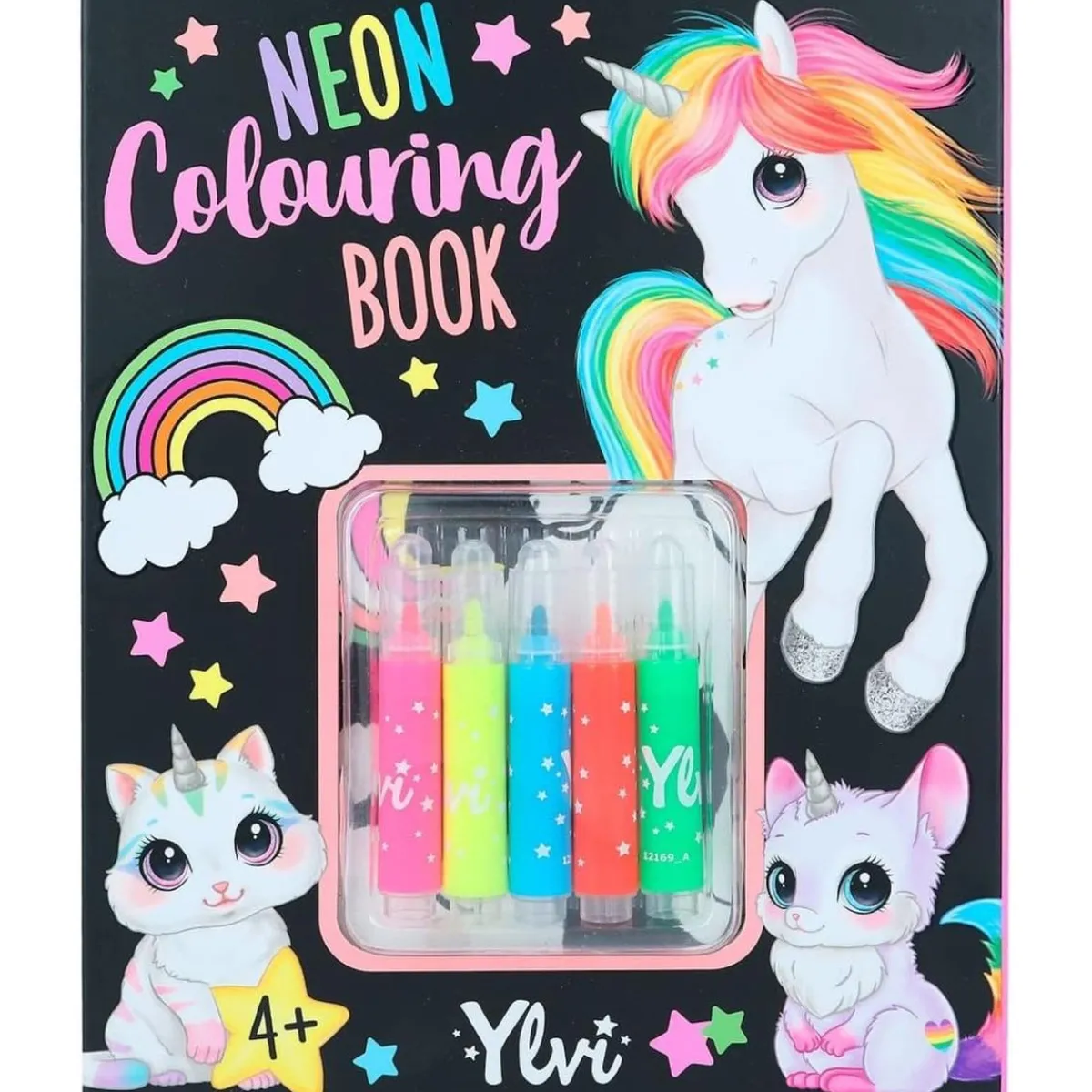 Set libro de colorear neón Ylvi*DEPESCHE Clearance