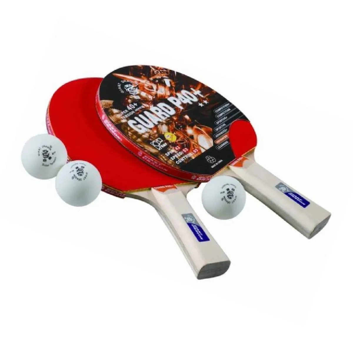 Set palas de Ping Pong + 3 pelotas ABS*DEVESSPORT Outlet