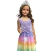 New Set Tiara y Varita Princesa Rosa y Plata Disfraces|Halloween