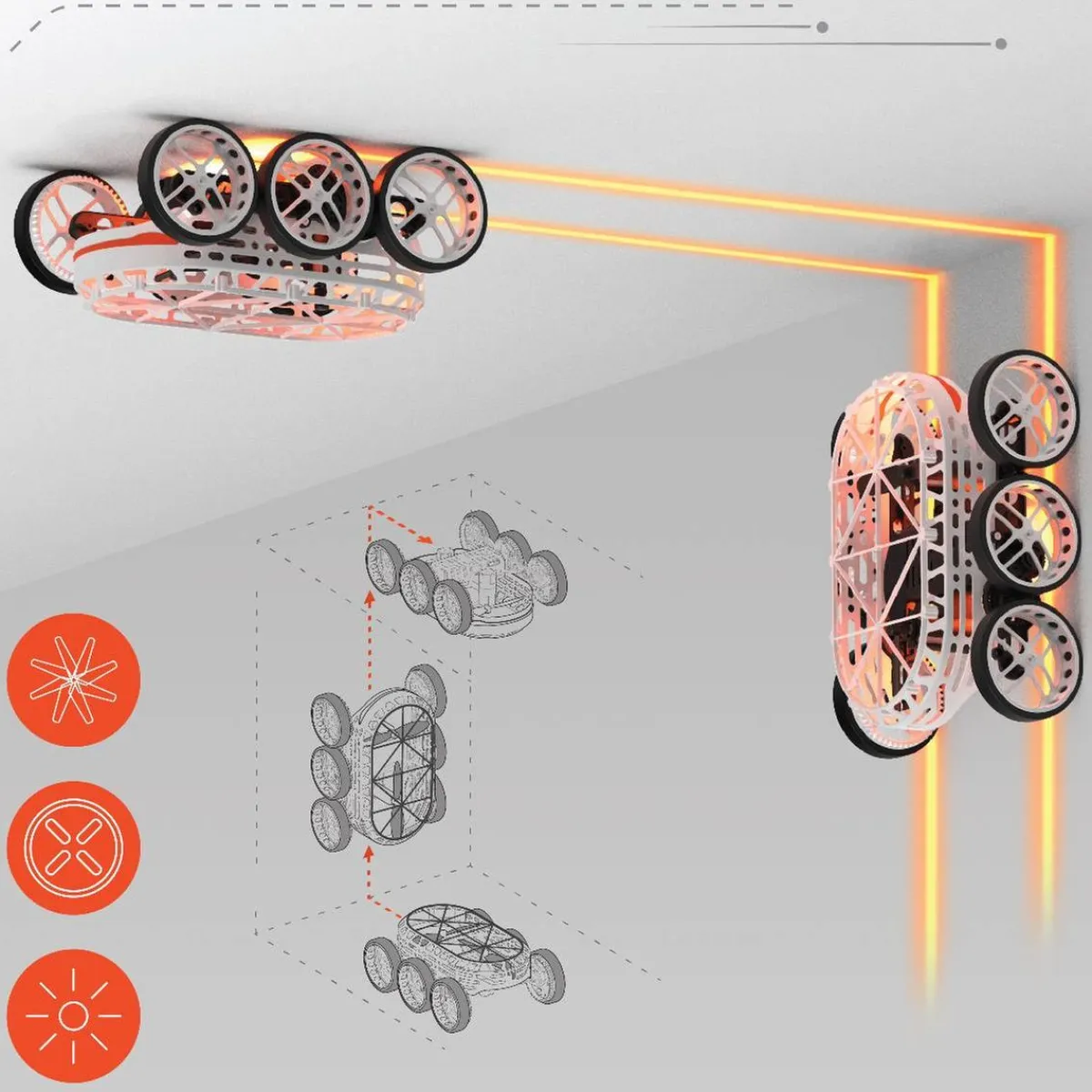 Clearance Sharper Image - R/C Gravity Rover Vehículos Y Circuitos