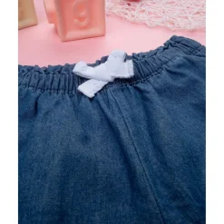 Clearance Shorts de chambray/sangallo para niña Bebé Niña 3-36 Meses·Vaqueros, Pantalones Y Petos|Niña·Bebé Niña 3-36 Meses
