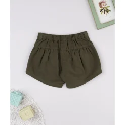 Discount Shorts de niña verdes con bordado floral Niña·Bebé Niña 3-36 Meses|Bebé Niña 3-36 Meses·Vaqueros, Pantalones Y Petos