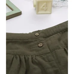 Discount Shorts de niña verdes con bordado floral Niña·Bebé Niña 3-36 Meses|Bebé Niña 3-36 Meses·Vaqueros, Pantalones Y Petos