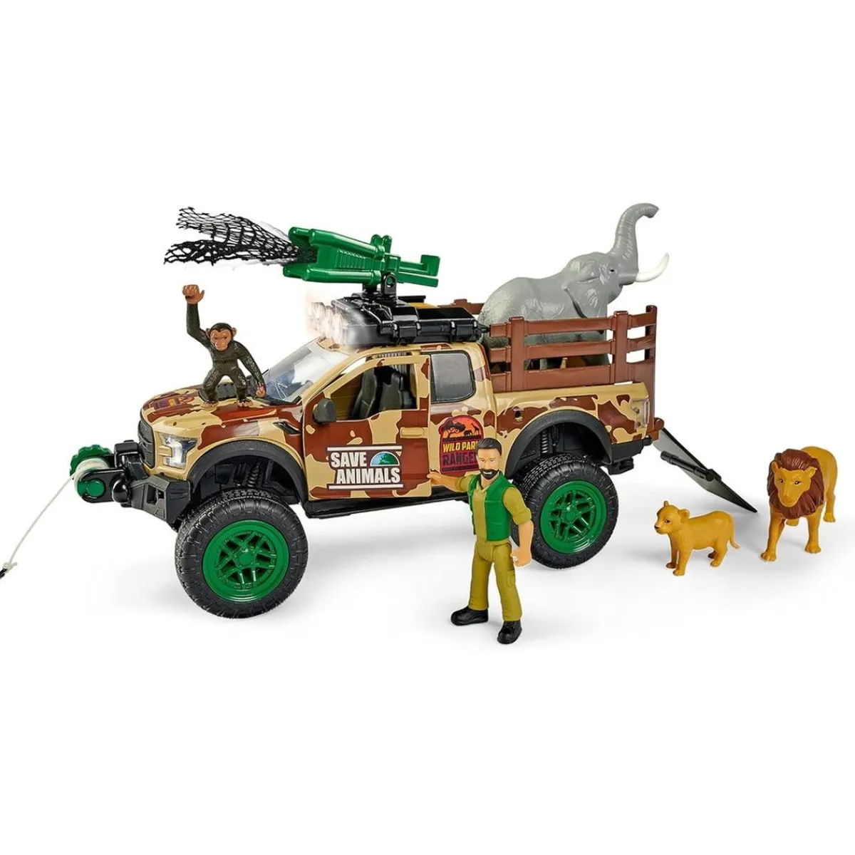 Simba - Set de Guardabosques del Parque Salvaje con Efectos Sonoros ㅤ*TOYS "R" US Outlet