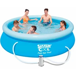 Discount Sizzlin Cool - Set Piscina 305 con Depuradora Bestway|Piscinas Tubulares