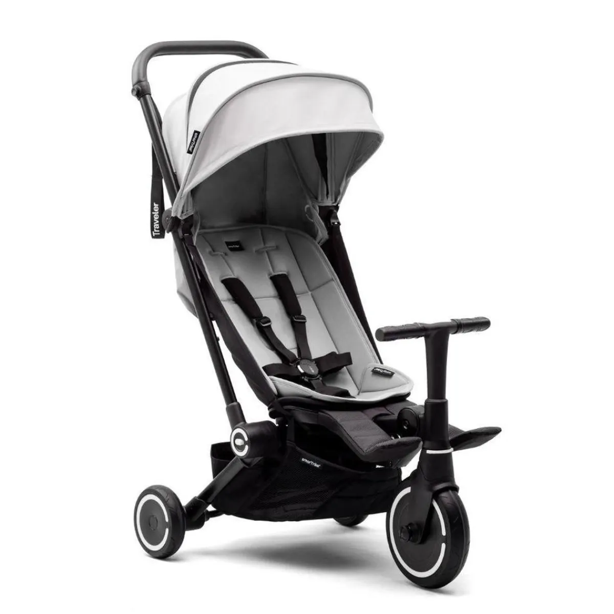 Traveler Everest White – Silla de paseo / Triciclo 4-en-1*SMARTRIKE Outlet