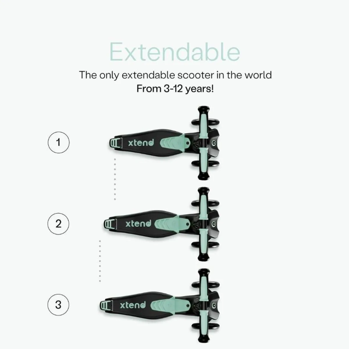 Xtend Scooter+Ride On Soft Green*SMARTRIKE Discount