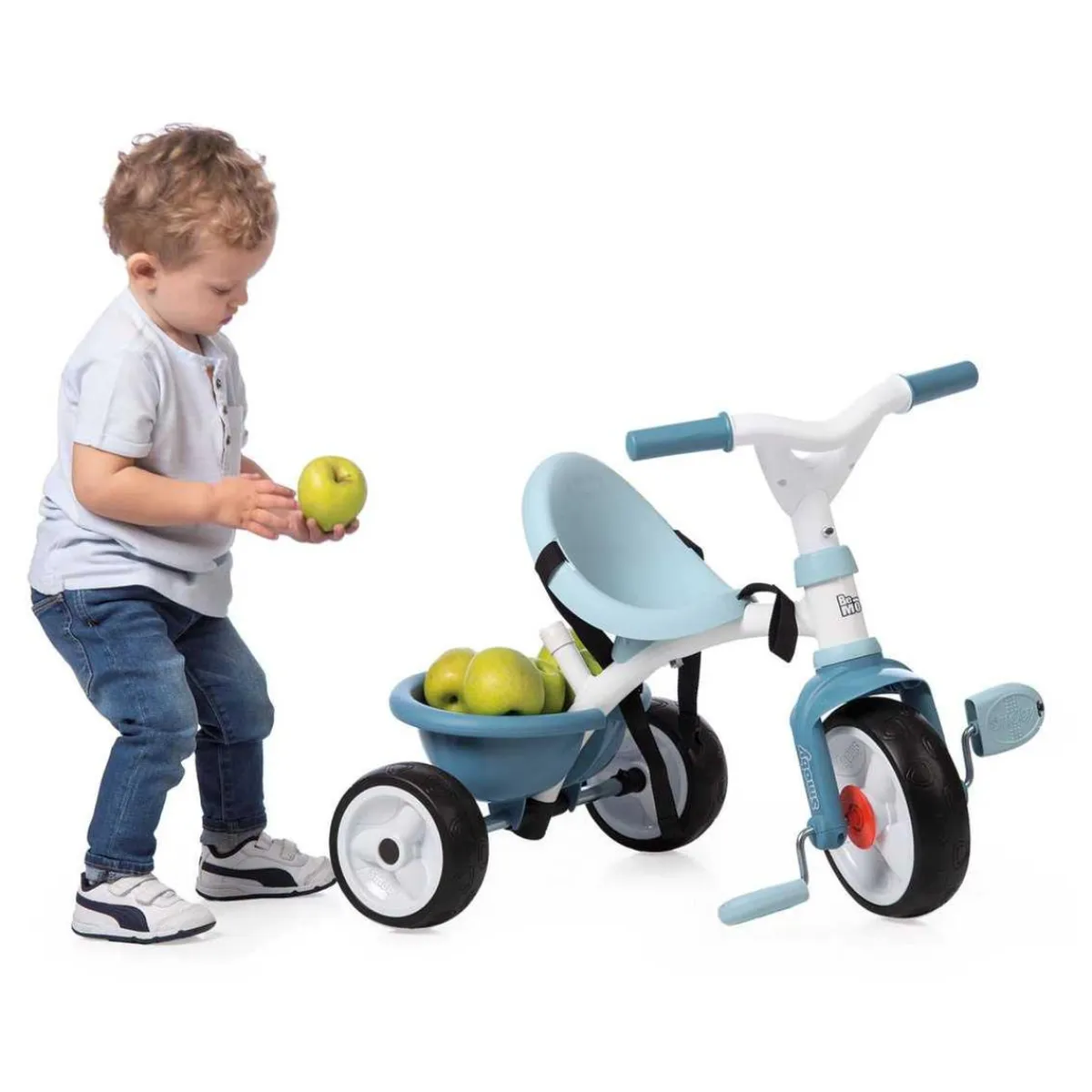 New - Triciclo de metal Be Move en azul ㅤ Motos Y Triciclos