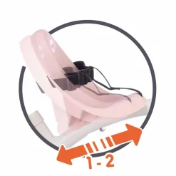 - Triciclo Evolutivo Be Move de Metal, Color Rosa - 68 x 52 x 52 cm ㅤ*SMOBY Clearance