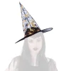 Discount Sombrero Bruja Dorado Disfraces|Halloween