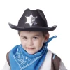 Hot Sombrero infantil de Sheriff Negro Disfraces|Halloween