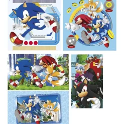 Discount Sonic - Puzzles 10 en 1 Supercolor Juegos Y Puzzles