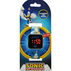 Clearance Sonic - Reloj LED Sega de Sonic the Hedgehog ㅤ Coleccionables Y Mini Mundos