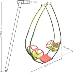 Outlet - Asiento góndola para 2 Columpios