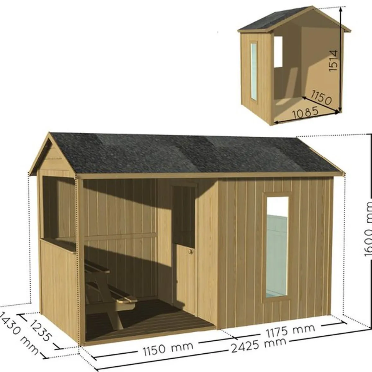 - Casita de madera Jazz*SOULET New