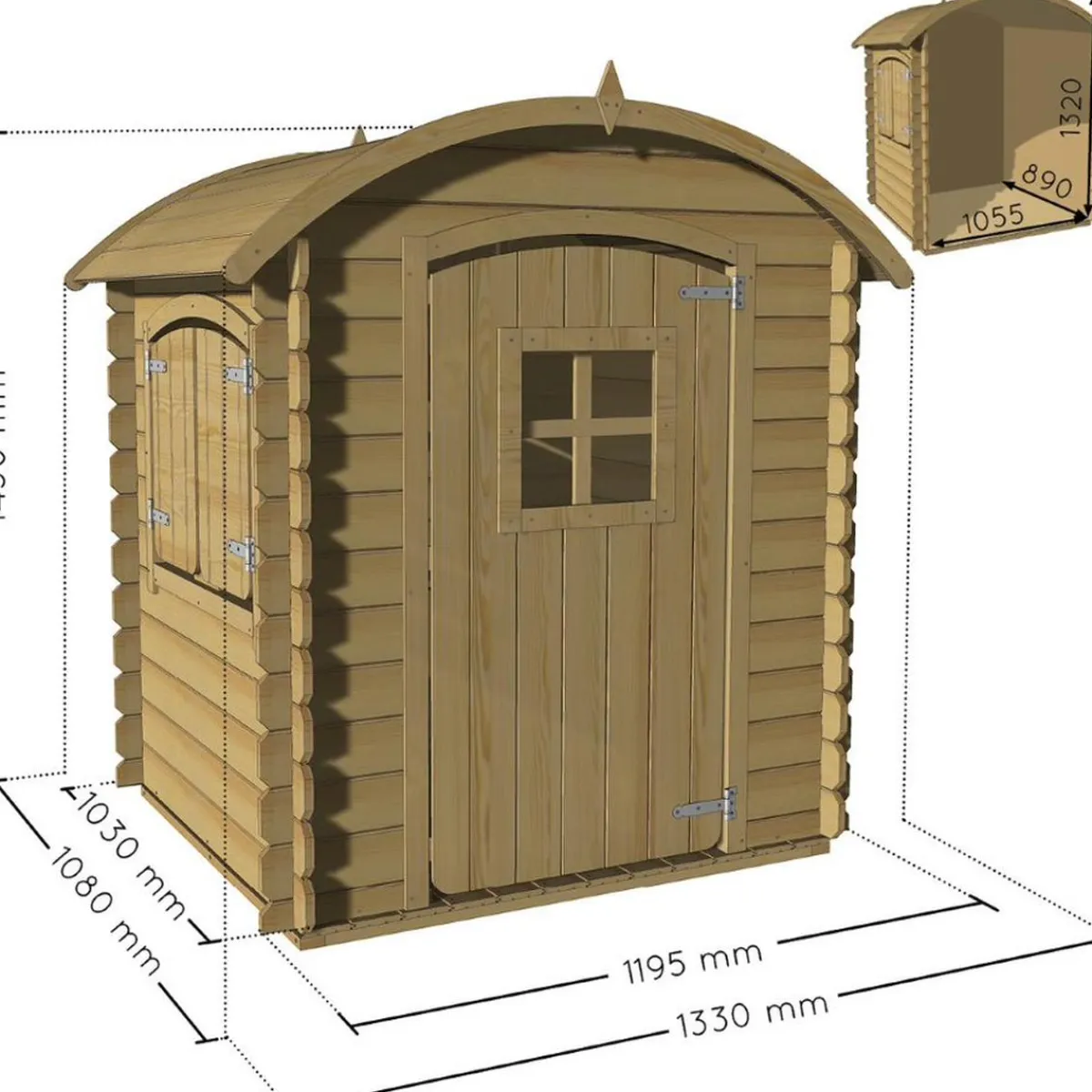 - Casita de madera Patty*SOULET Outlet