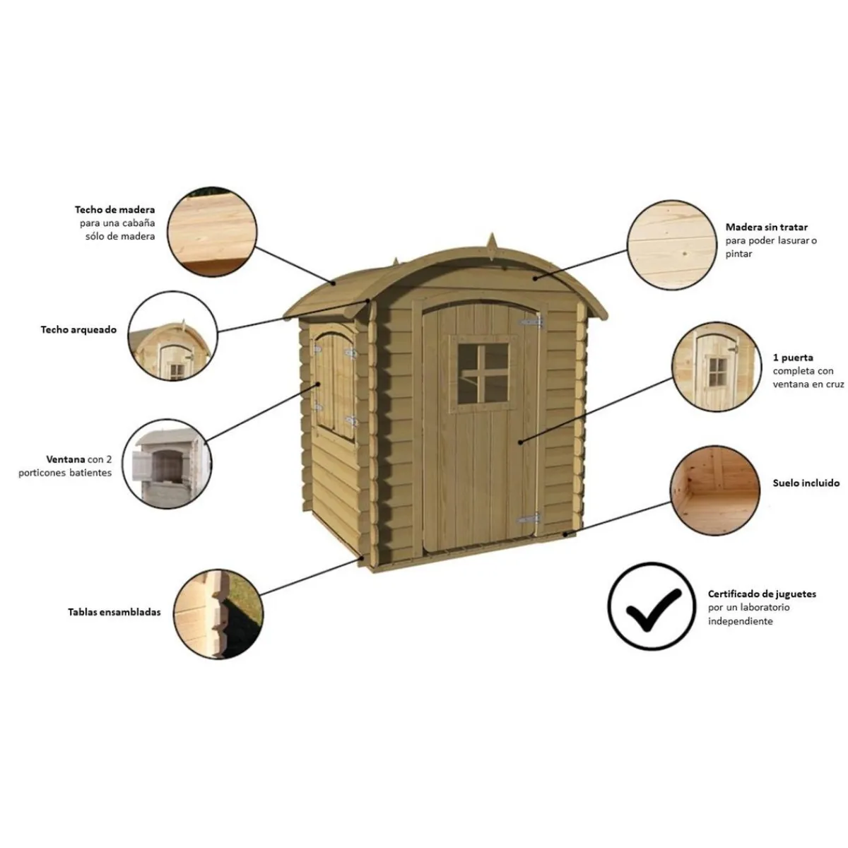 - Casita de madera Patty*SOULET Outlet