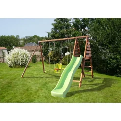 - Estación de juego con columpios y tobogán Tulipe*SOULET New