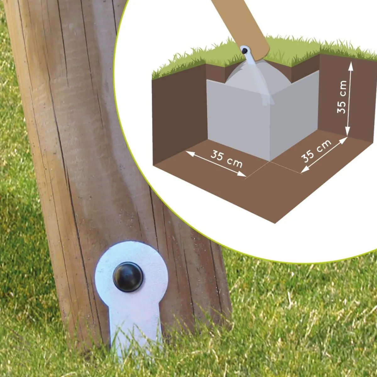 - Estación de juego con columpios y tobogán Tulipe*SOULET New