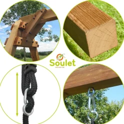 New - Estación de juego Nouméa Columpios