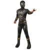 Spider-Man - Disfraz Deluxe Black 3-4 años Spider-Man 3 Disfraces|Halloween