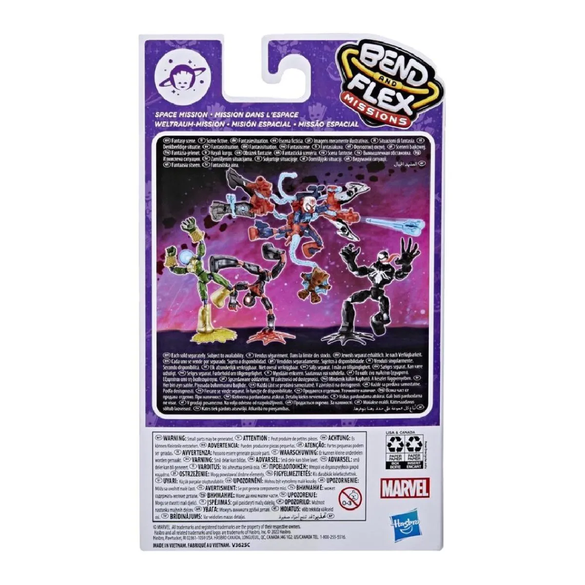 Outlet Spider-Man - Mysterio Space - Figura Bend and Flex Figuras De Acción