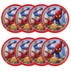 Discount Spider-Man - Pack 8 platos de papel Artículos De Fiesta Y Regalos