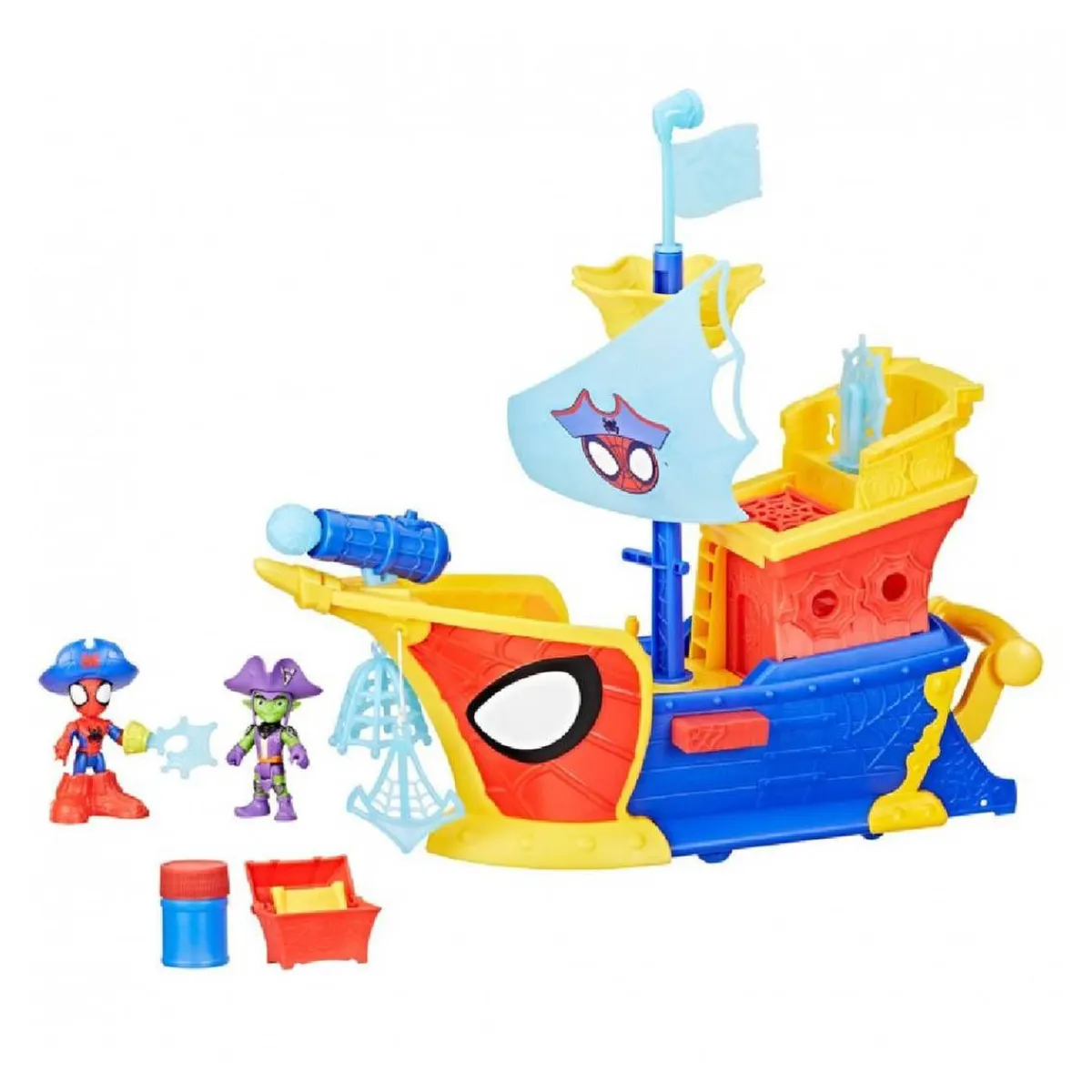 Spidey y su Superequipo - Barco Pirata con telarañas*HASBRO EU TRADING
