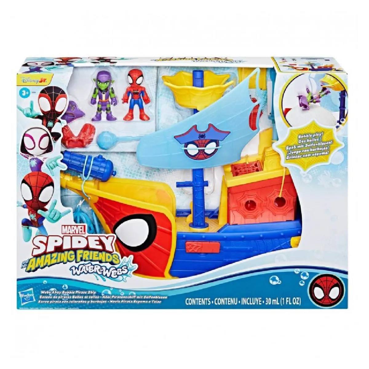Spidey y su Superequipo - Barco Pirata con telarañas*HASBRO EU TRADING