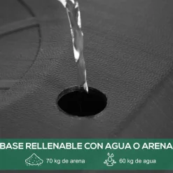 Sportnow - Canasta de baloncesto altura ajustable de 178-208 cm Amarillo y Negro*Outsunny Outlet