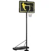 Sportnow - Canasta de baloncesto altura ajustable de 260-305 cm Negro*Outsunny Online