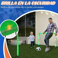 Sportnow - Juego de 2 porterías de fútbol*Outsunny