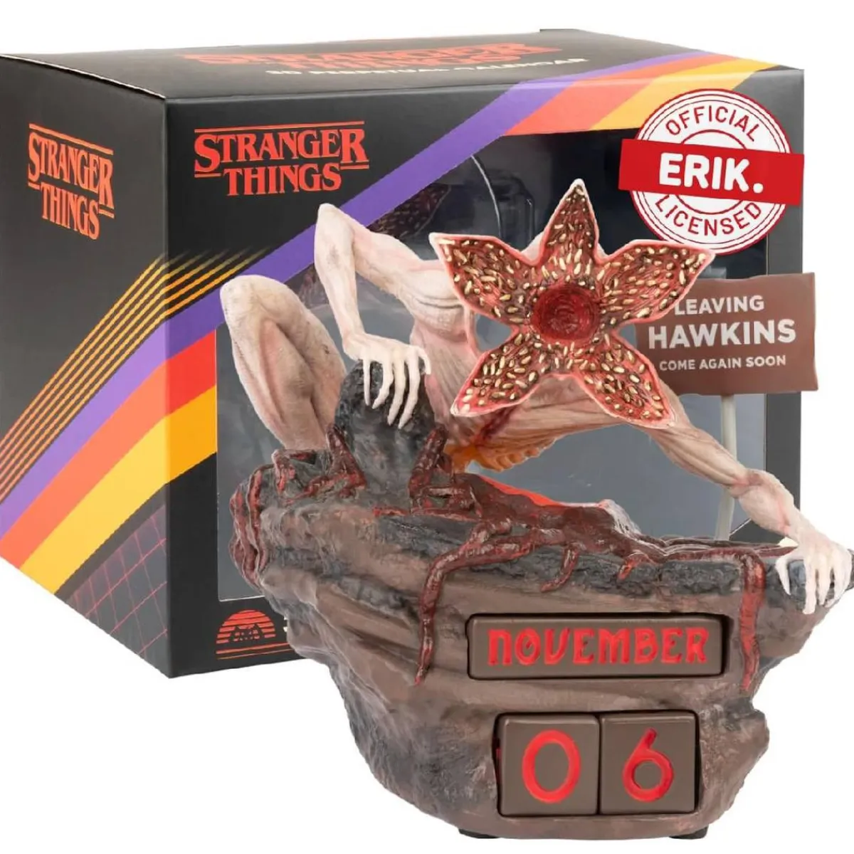 Stranger Things - Calendario Perpetuo 3D*GRUPO ERIK Online
