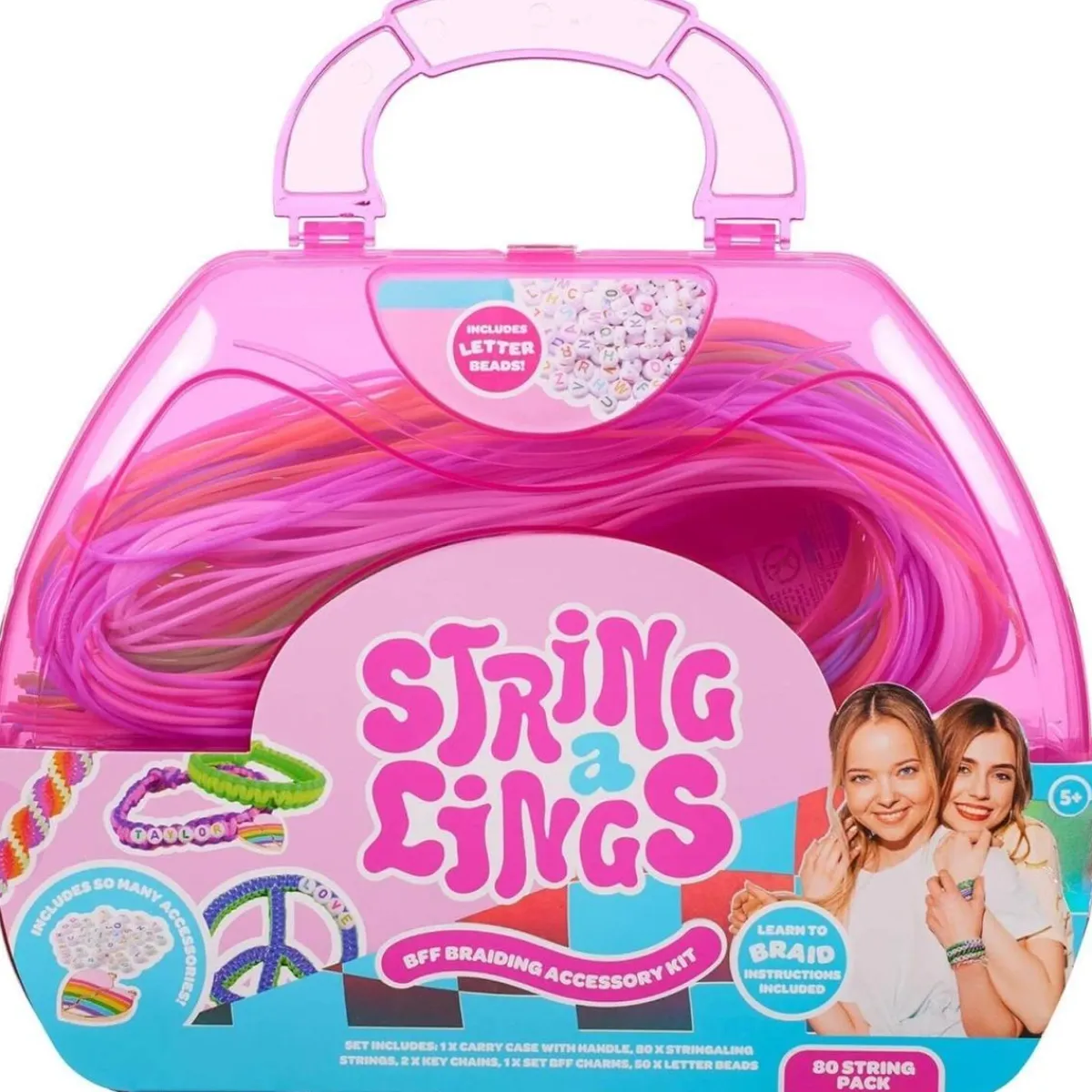 Stringalings - Kit de trenzado con 80 cuerdas*CREAMANIA Sale