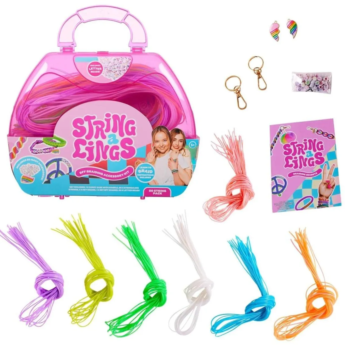 Stringalings - Kit de trenzado con 80 cuerdas*CREAMANIA Sale