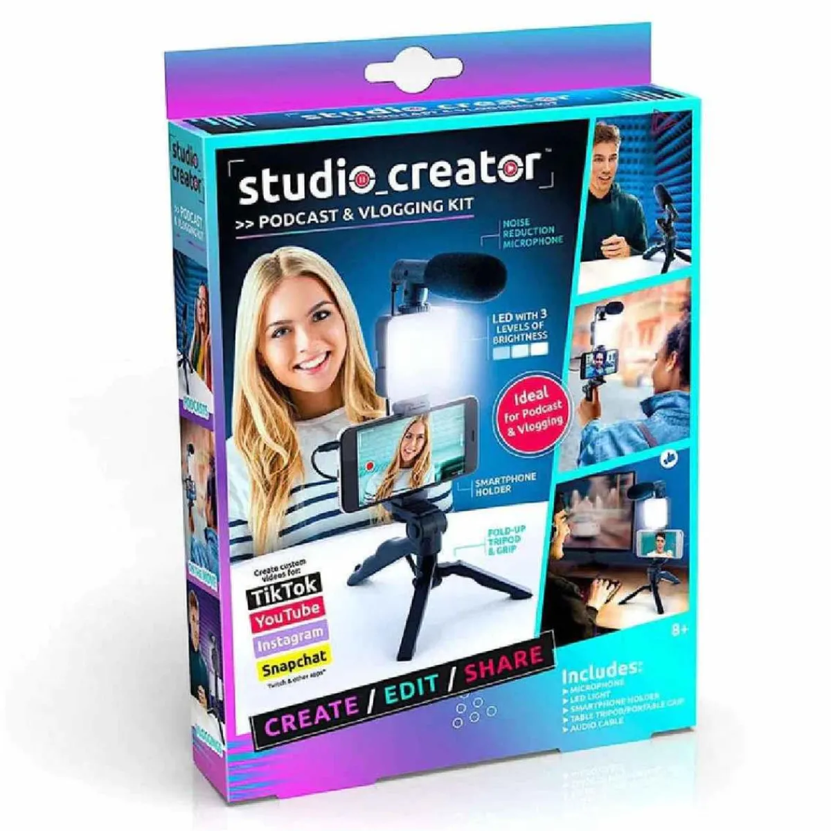 Studio Creator - Kit Podcast y Vlogging*CANAL TOYS Clearance
