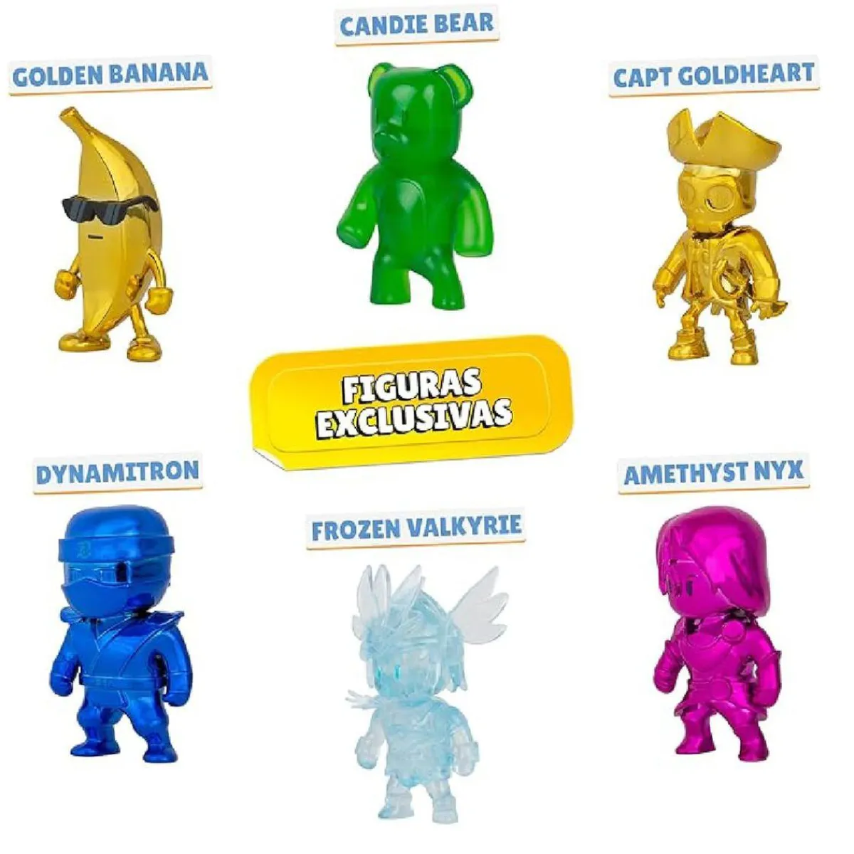 Stumble Guys - Pack 8 figuras (varios modelos)*BIZAK New