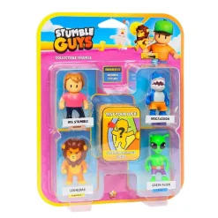 Stumble Guys - Pack 4 figuras + figura misteriosa (varios modelos) Figuras De Acción