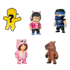 Stumble Guys - Pack 4 figuras + figura misteriosa (varios modelos) Figuras De Acción