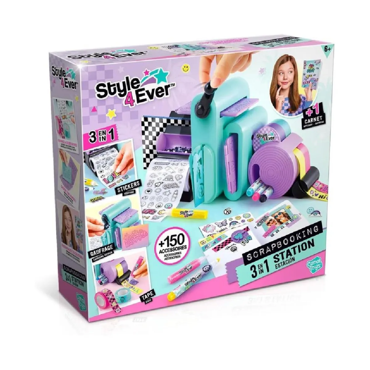Style 4 Ever - Estación de decoración 3 en 1*CANAL TOYS