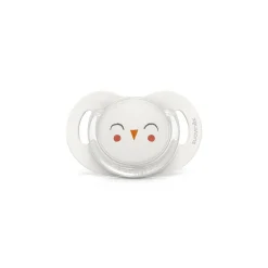 Clearance - Chupete Bonhomia con tetina SX Pro 6-18 meses búho blanco Biberones Y Chupetes·Chupetes