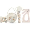 New - Set De Regalo Wonderland Liberty Beige Biberones Y Chupetes·Biberones