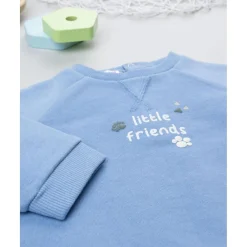 Best Sudadera azul de niño Little Friends Recién Nacido·Ropa Y Accesorios|Ropa Y Accesorios·Punto
