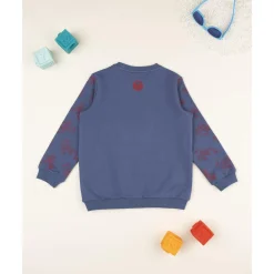 Sudadera azul para niño con Spiderman*Prenatal Clearance